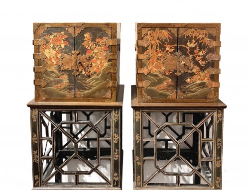 Paire de cabinets japonais d’époque XVIIIe siècle