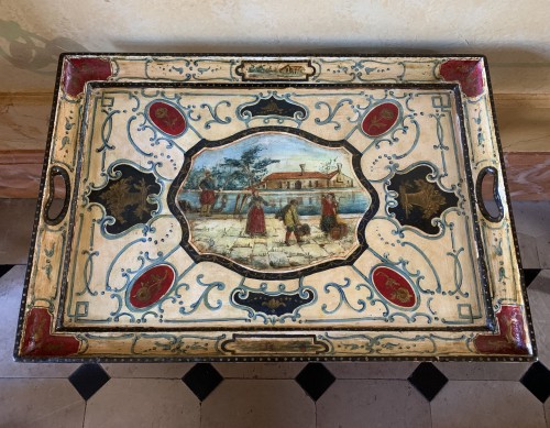 Cabaret table early 18th century, Italy - Furniture Style 