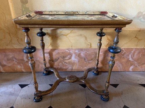 Table cabaret en Arte Povera début XVIIIe siècle, Italie - 