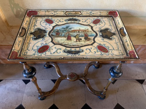  - Table cabaret début XVIIIe siècle, Italie
