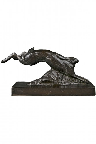 André Vincent Becquerel (1893-1981) - Running Hare