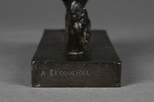Sculpture Sculpture en Bronze - André Vincent Becquerel (1893-1981) - Lièvre courant