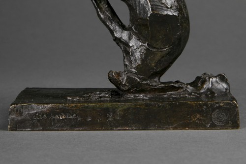 Sculpture Sculpture en Bronze - André Vincent Becquerel (1893-1981) - Lièvre boulant