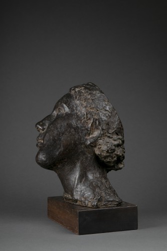 OSOUF Jean (1898-1996) - Portrait présumé de Nicole - Sculpture Style Art Déco