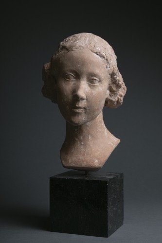OSOUF Jean (1898-1996), Coralie&#039;s portrait - Sculpture Style Art Déco