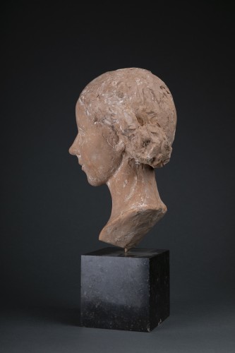 Sculpture  - OSOUF Jean (1898-1996), Coralie&#039;s portrait