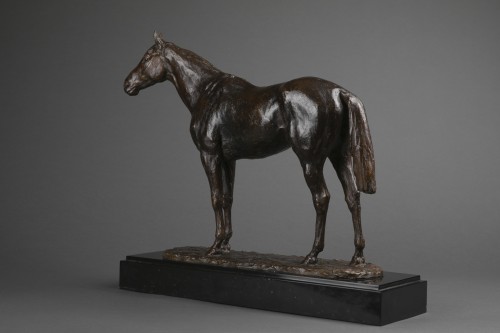 PARIS René (1881-1970) - Le cheval Scratch - Sculpture Style 