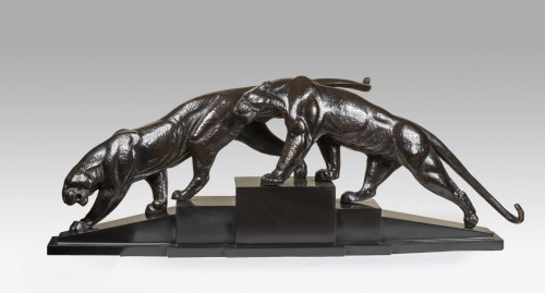 PROST Maurice (1894-1967) - Deux tigres - Galerie Nicolas Bourriaud