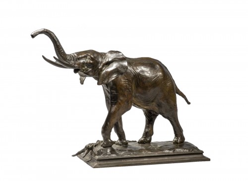 SEYSSES Auguste (1862 - 1946) , African elephant	