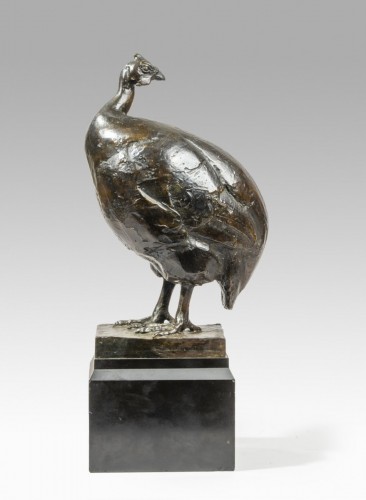 Christophe Pierre-Robert (1881-1971), Guinea fowl  - Art nouveau