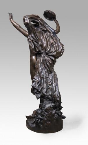 XIXe siècle - Carpeaux Jean Baptiste (1827-1875), Génie de la danse n°1 (1869)