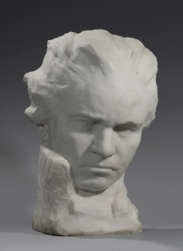 20th century - Foucault Siméon (1884-1923) Bust of Beethoven	