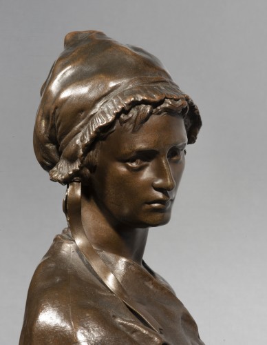 CARPEAUX  Jean Baptiste (1827-1875), Puys or Fisherwoman of vignots  - 