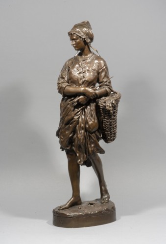 Napoléon III - CARPEAUX  Jean Baptiste (1827-1875), Puys or Fisherwoman of vignots 