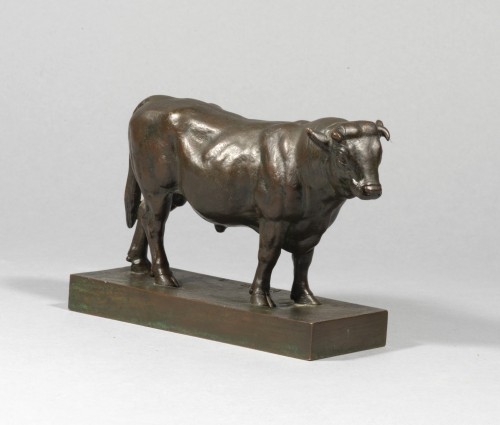 BARYE Antoine-Louis (1795-1875) - Petit taureau - Galerie Nicolas Bourriaud
