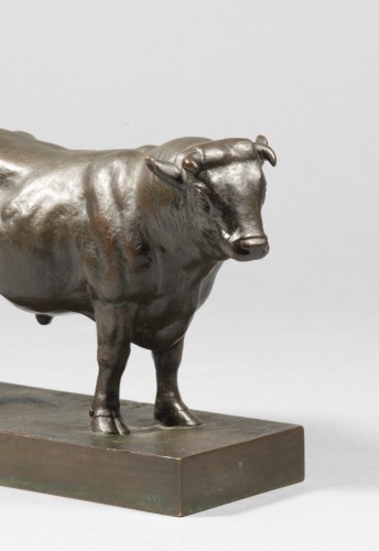 19th century - BARYE Antoine-Louis (1795-1875) - Small bull 	