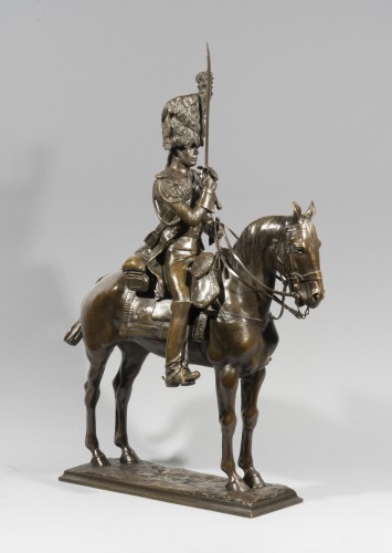 TOURGUENEFF Pierre-Nicolas ( 1853 /54 - 1912) Grenadier of the Guard - Sculpture Style Art nouveau