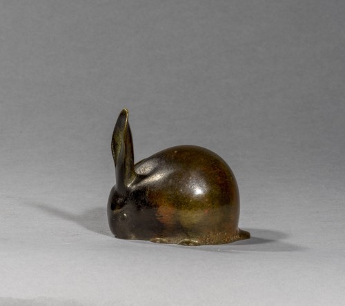 SANDOZ Édouard-Marcel (1881-1971), Lapin une oreille dressée - Art Déco