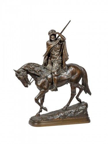 Isidore BONHEUR (1827-1901), Guerrier arabe à cheval
