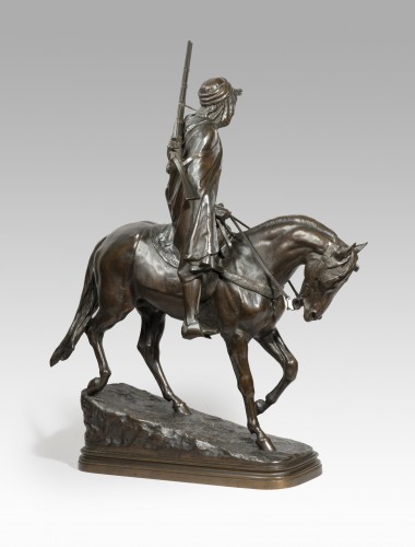 Antiquités - Isidore BONHEUR (1827-1901), Guerrier arabe à cheval