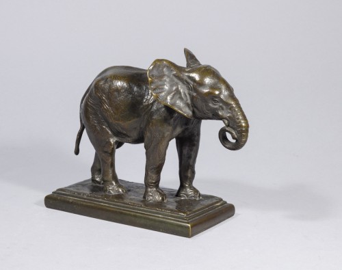 VALTON Charles ( 1851-1918) Éléphanteau - Art nouveau