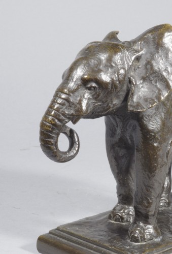 Antiquités - VALTON Charles ( 1851-1918) Baby Elephant	