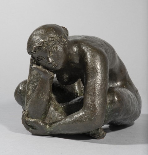 VOLTI Antoniucci (1915-1989) Sitting nude - Sculpture Style 50