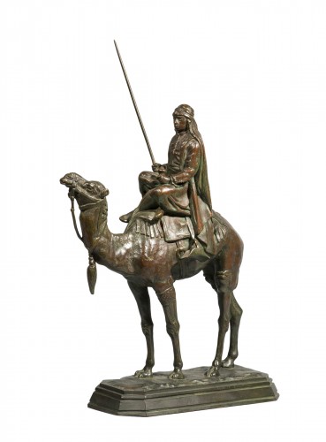 BARYE Antoine-Louis (1795-1875) Dromedary ridden by an Arab