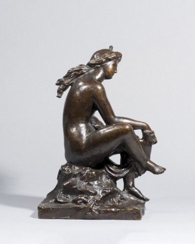 Sculpture Sculpture en Bronze - BELMONDO Paul (1898-1982), Nu de femme à la serviette