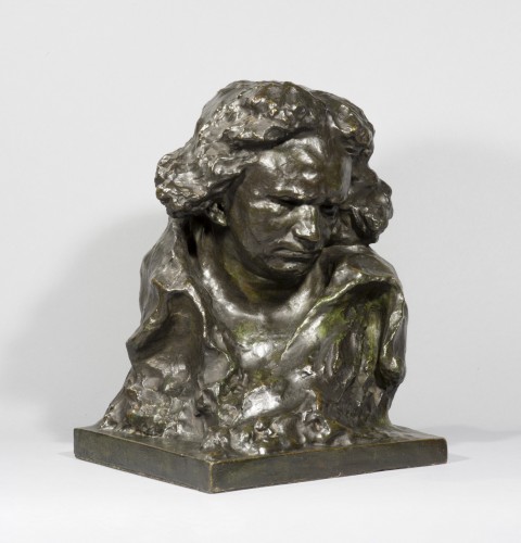 Art nouveau - ARONSON Naoum 1872 -1943) Buste de Beethoven