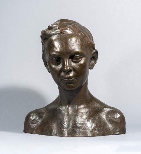HALOU Alfred-Jean (1875-1940) Tête de jeune homme - Galerie Nicolas Bourriaud