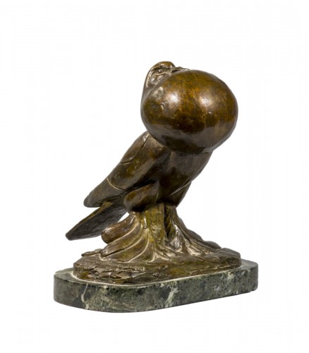 MEESTER Raymond de (1904-1995), Pigeon boulant