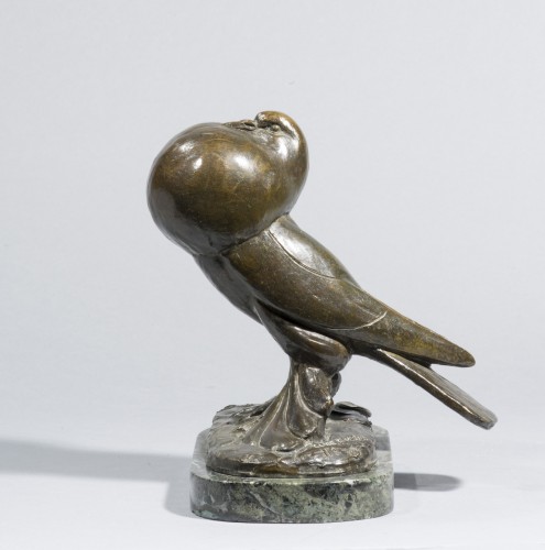 MEESTER Raymond de (1904-1995), Pigeon boulant - Sculpture Style Art Déco