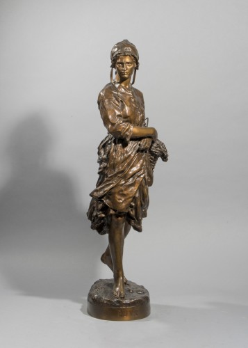 Sculpture Sculpture en Bronze - CARPEAUX Jean Baptiste (1827-1875), Puys ou Pêcheuse de vignots (1874)