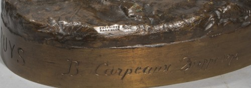 XIXe siècle - CARPEAUX Jean Baptiste (1827-1875), Puys ou Pêcheuse de vignots (1874)