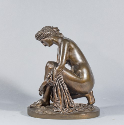 PRADIER James (1790-1852), Atalante&#039;s toilet - Sculpture Style Louis-Philippe