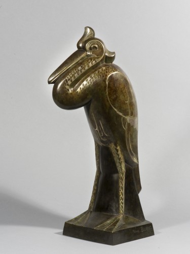 XXe siècle - BLANC Pierre (1909-1966) Pélican huppé