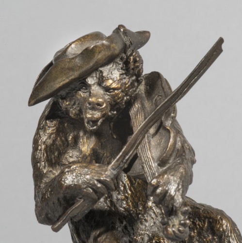 FRATIN Christophe (1801-1864), Ours « le Père Odry », porte allumette - Sculpture Style Louis-Philippe