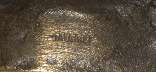 Sculpture Sculpture en Bronze - FRATIN Christophe (1801-1864), Ours « le Père Odry », porte allumette