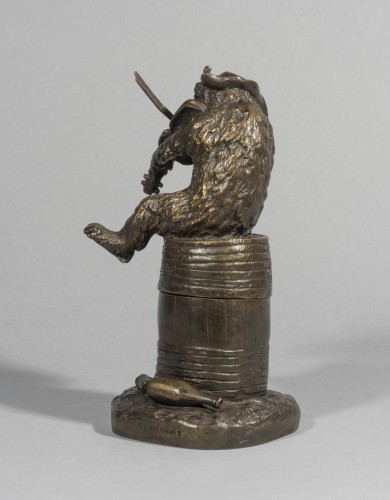 FRATIN Christophe (1801-1864), Ours « le Père Odry », porte allumette - Louis-Philippe
