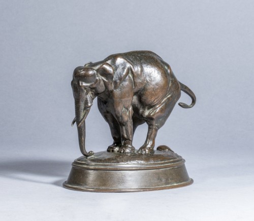 JACQUEMART Henri-Alfred (1824-1896) Eléphant déféquant - Galerie Nicolas Bourriaud