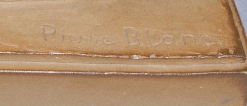 BLANC Pierre (1902-1986) Pigeon boulant (1928) - Sculpture Style Art Déco