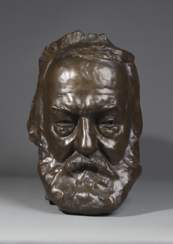 ACHARD Jean-Georges Pierre ( 1871-1934), Mask of Victor Hugo - Sculpture Style Art nouveau