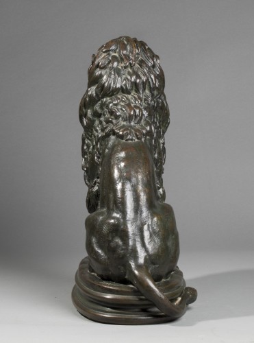 BARYE Antoine-Louis (1795-1875), Sitting lion number 1 (1847) - Napoléon III