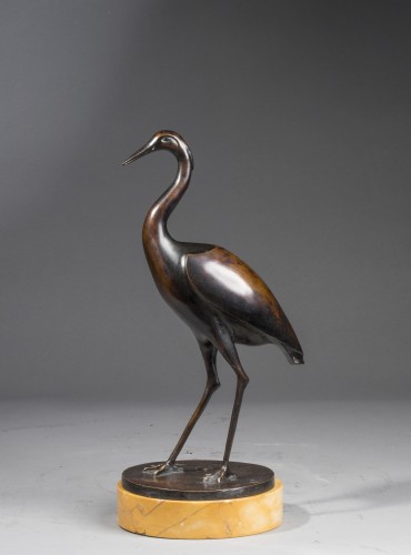 VALSUANI Lucien (XXe siècle), Heron  - Sculpture Style Art Déco