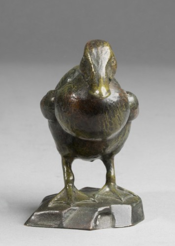 SANDOZ Édouard-Marcel (1881-1971), Duckling (reduction 1)    - Sculpture Style Art nouveau