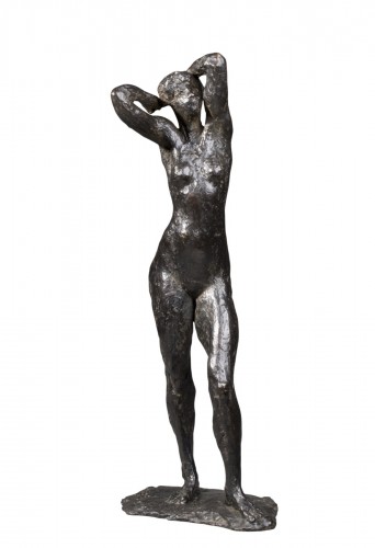 HOGOMMAT André (1925-2015), standing naked woman