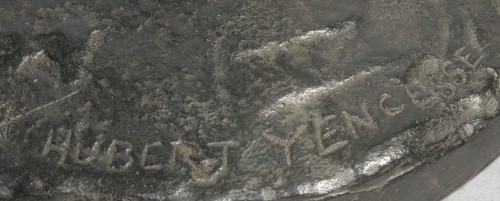 YENCESSE Hubert (1900-1987), Dancer pulling up her tights - 