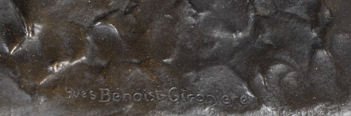 GIRONIERE Yves Benoist (1903-1983) Cheval au trot - Années 50-60