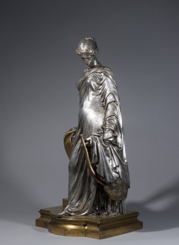 PRADIER James (1790-1852), Sapho debout - Sculpture Style Louis-Philippe